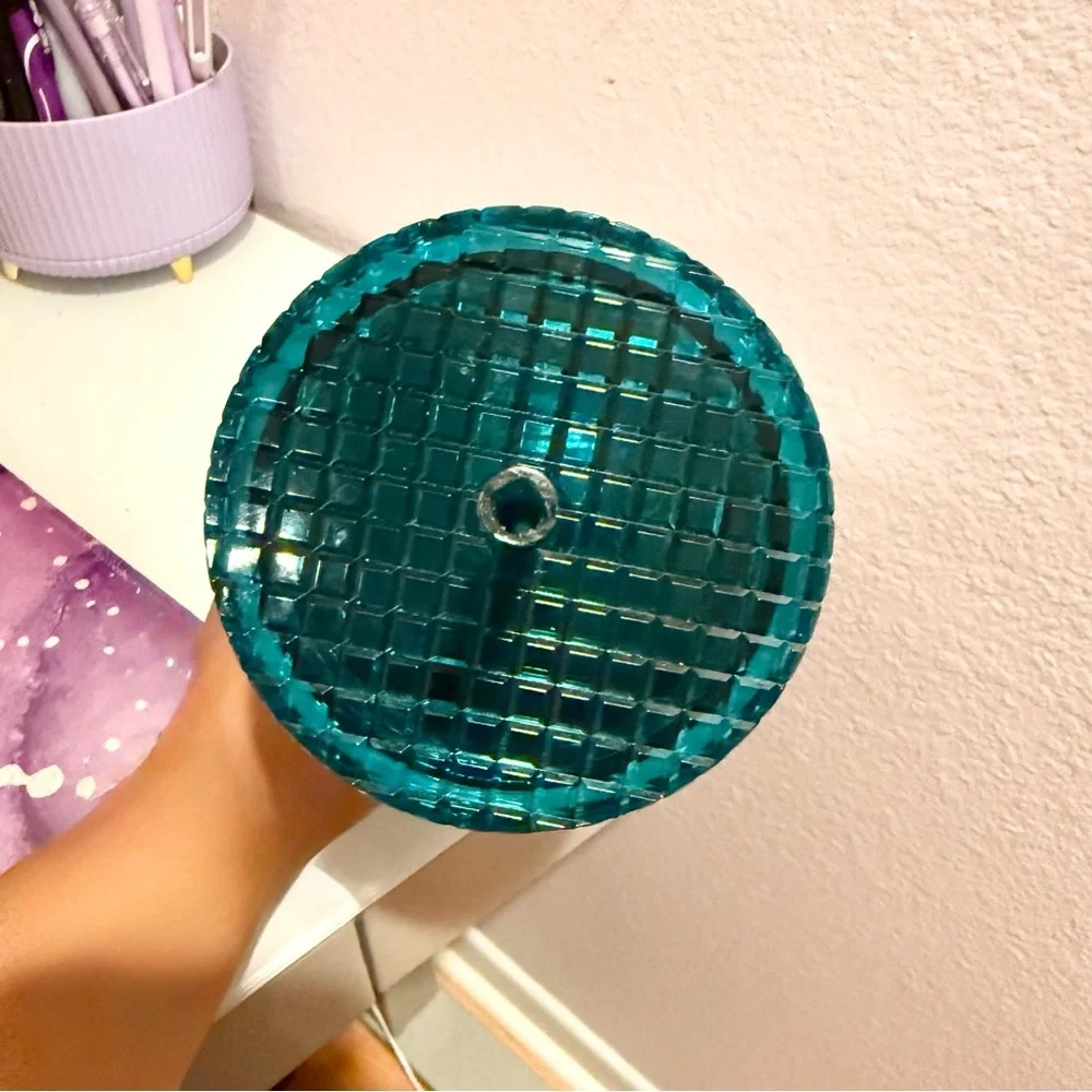 Starbucks Pink and Teal Textured Tumbler (NWOT)